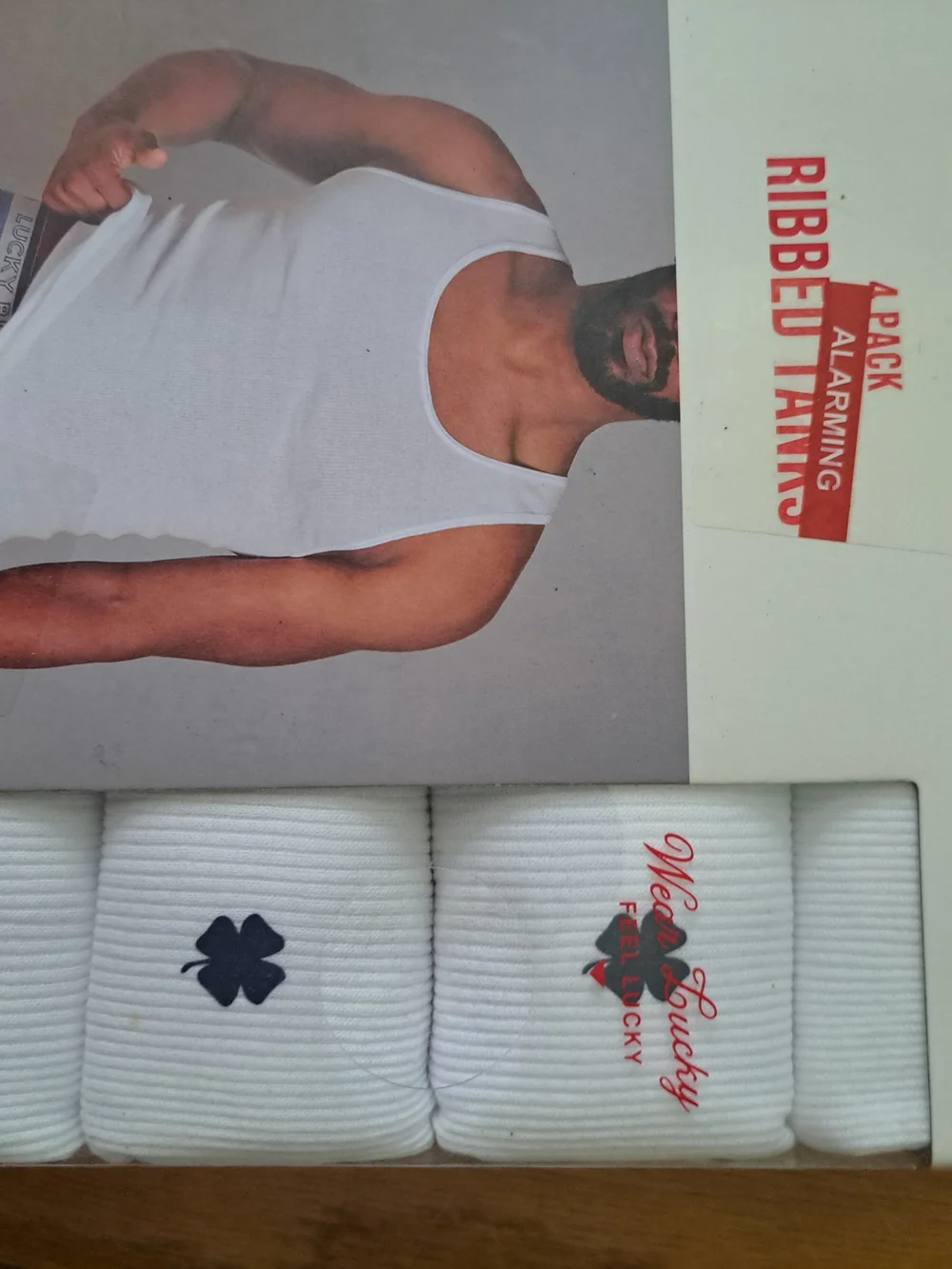 Lucky Brand White Ribbed Tank Undershirt - 3-Pack